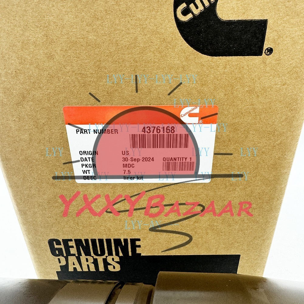 Cylinder Liner Kit 5472970 4376168 Fits For Cummins ISX15 QSK Diesel Engine