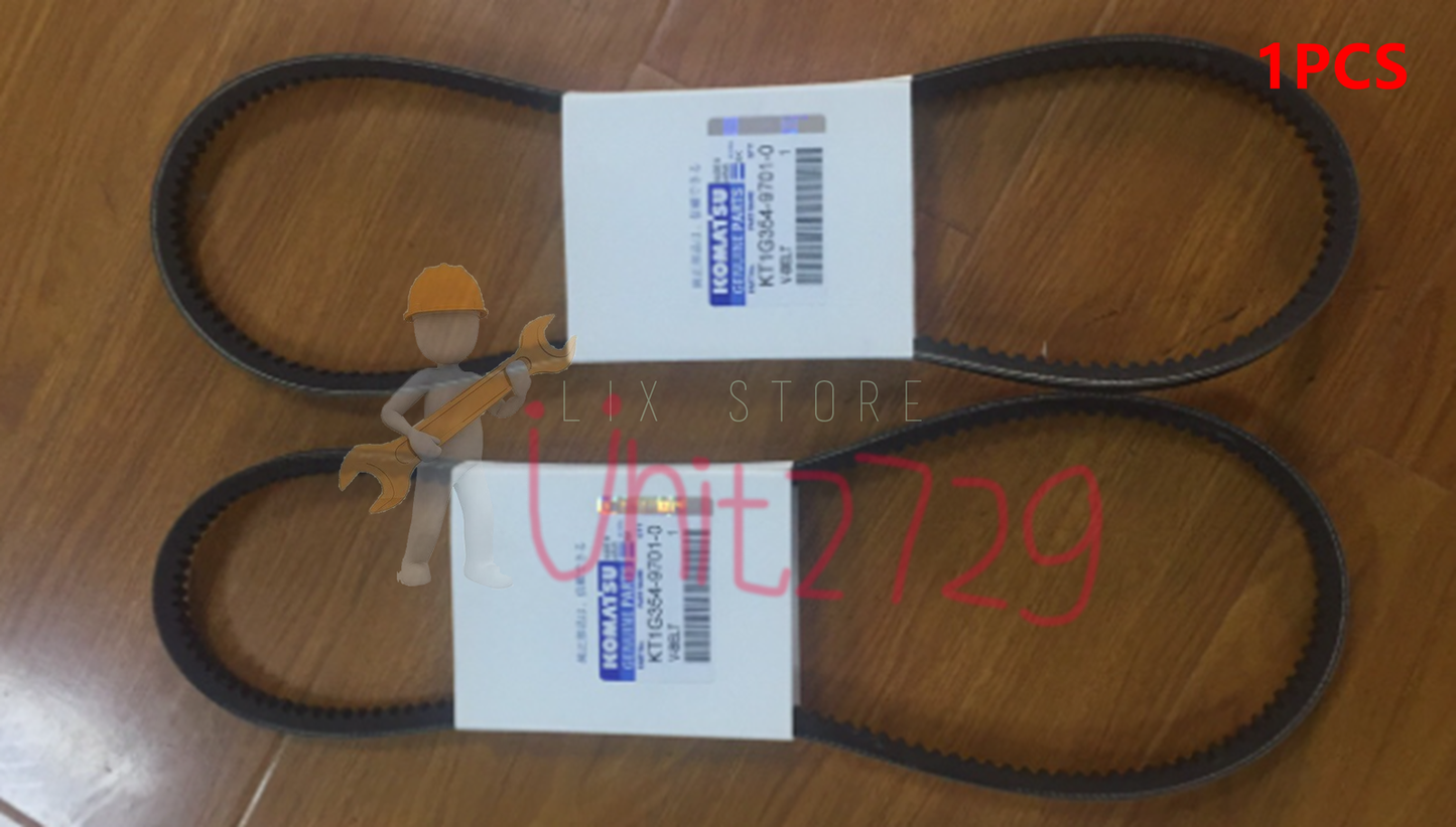 1X Excavator fan belt/engine belt KT1G354-9701-0 PC56-7 #un
