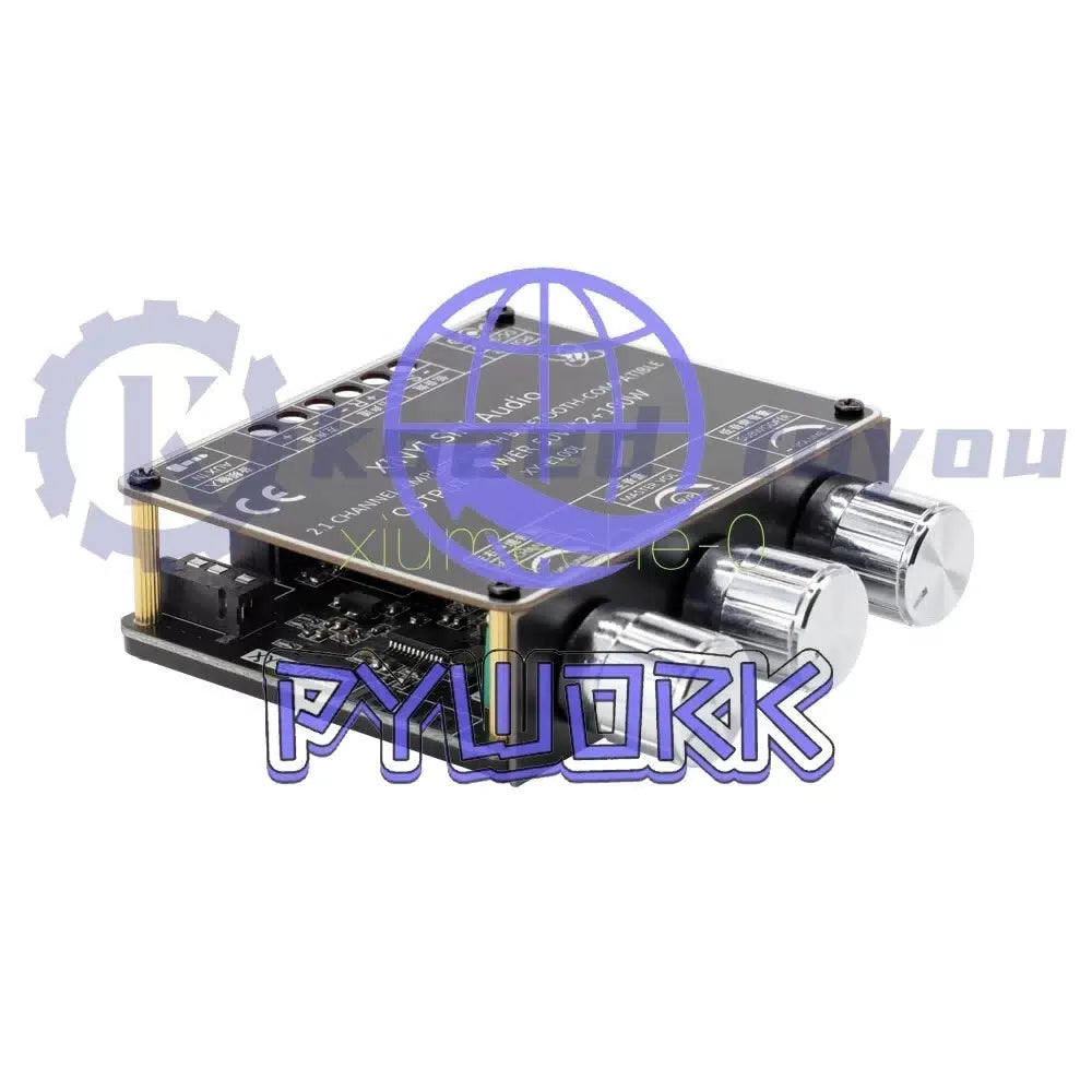 100W 50W*2 2.1 Channel Bluetooth5.1 Power Audio Stereo Subwoofer Amplifier Board [5]