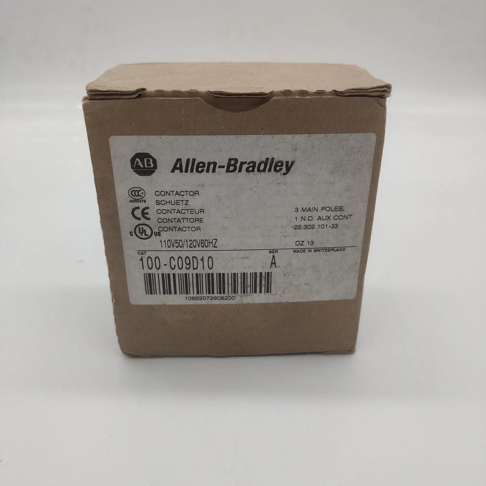 100-C09D10 9 AMP COIL 120 V Contactor NEW ALLEN BRADLEY - ALLEN BRADLEY [1]