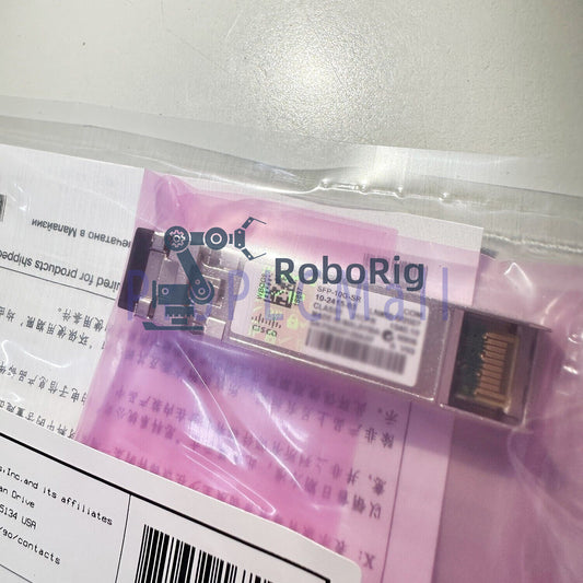 1PCS Cisco w/ Green Hologram SFP-10G-SR 10G SFP+ SR 850nm 300m MMF LC Module
