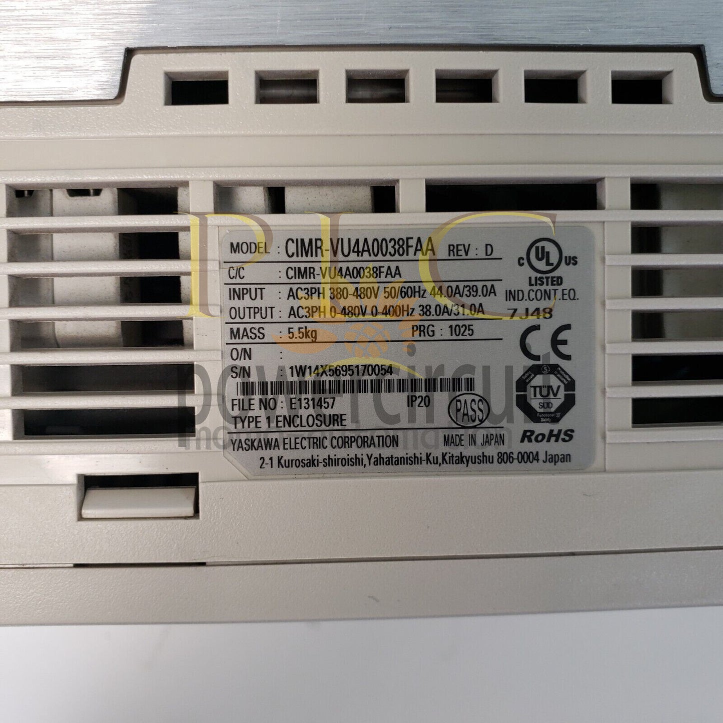 Yaskawa V1000 CIMR-VU4A0038FAA 1PCS
