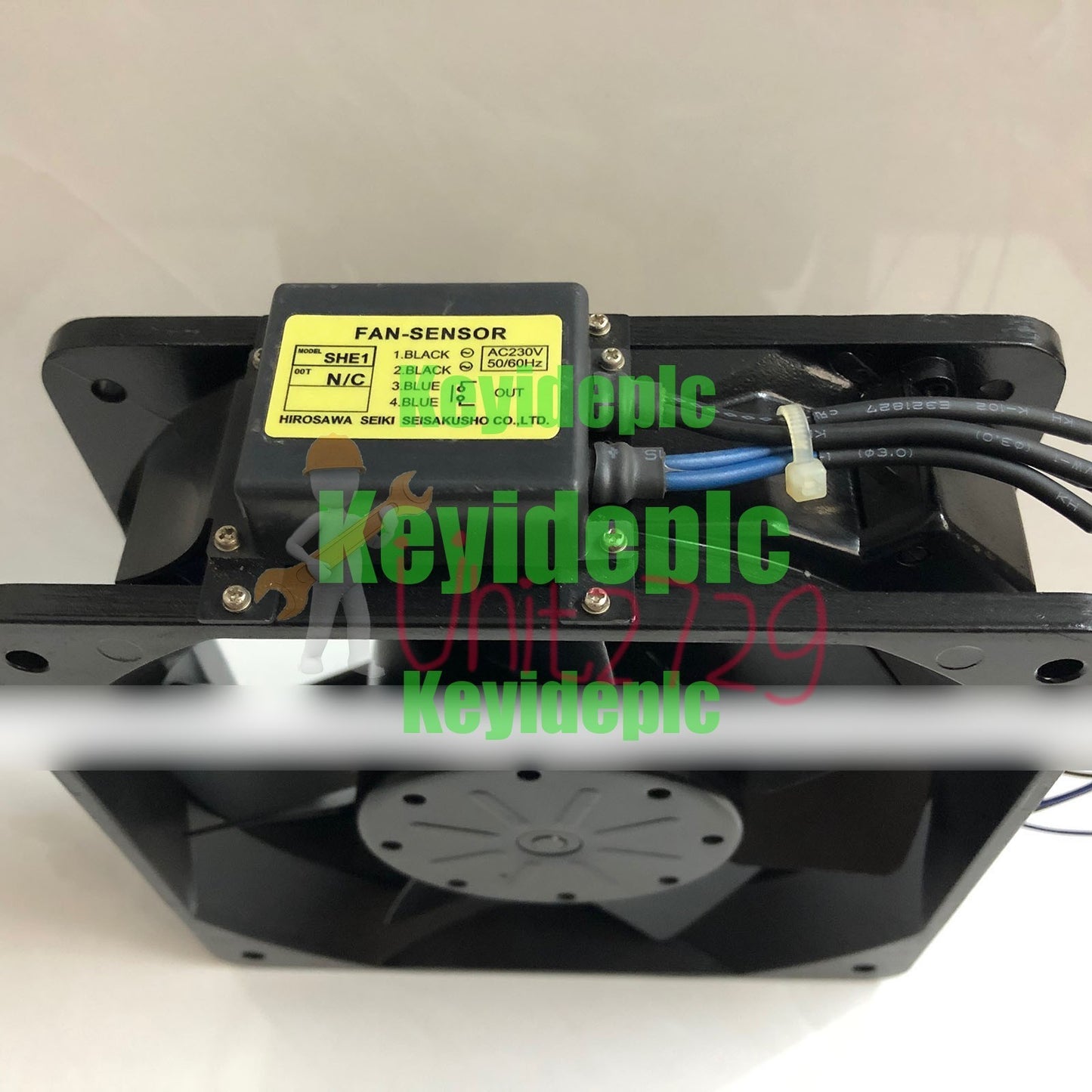 IKURA 1319-440 SHE1-6550KG1-TP-31 high temperature fan with sensor #un