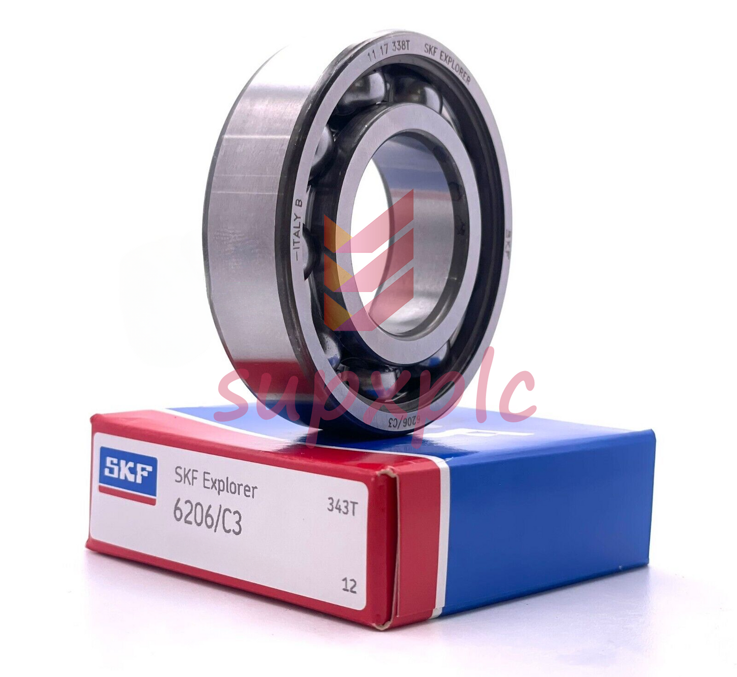 1PCS SKF 6206/C3 Deep Groove Ball Bearing Open No Seals 30x62x16 mm