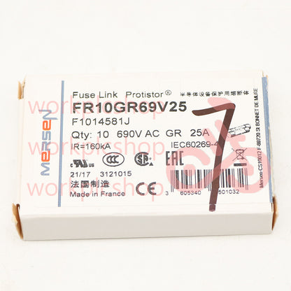 5PCS Mersen FR10GR69V25 Protistor Ferrule Fuse 25 Amp 10*38 gRB 690V #US