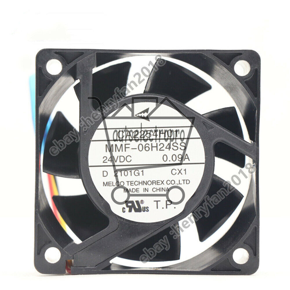 MMF-06H24SS-CX1 CA2254H01 MELCO 24V 0.09A 60*60*25mm Inverter cooling fan