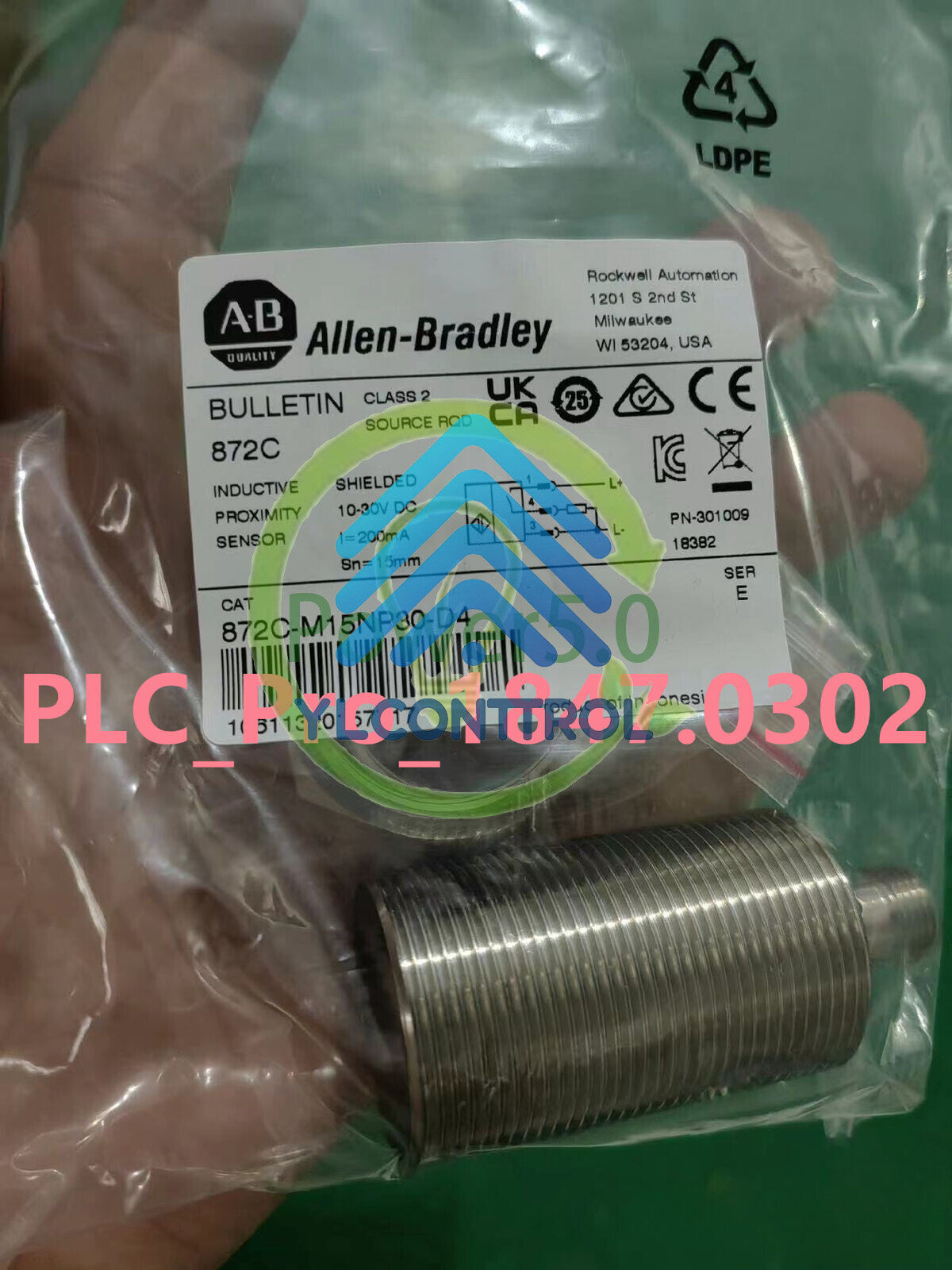 1PC FOR proximity switch 872C-M15NP30-D4 ~