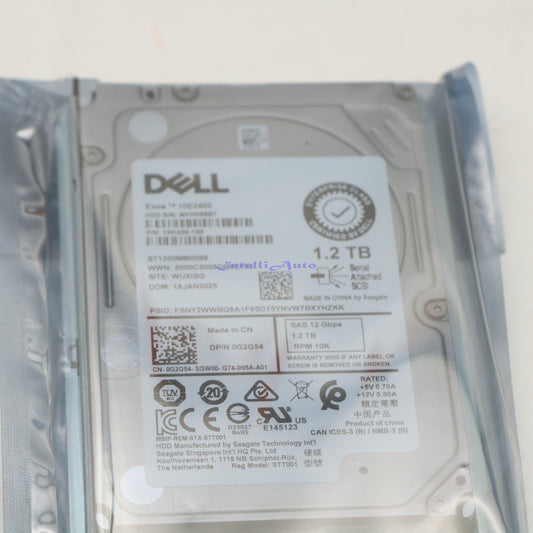 1PCS DELL 1.2TB 12Gb/s 2.5" 10K Enterprise Hard Drive ST1200MM0099 HDD