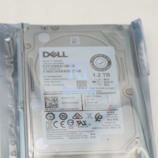DELL 1.2TB 12Gb/s 2.5" 10K Enterprise Hard Drive ST1200MM0099 HDD 1PCS