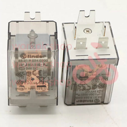 10PCS 65.31.9.024.0300-24vdc 30a Finder Relay 65.31 24VDC 30A 4PIN [6]