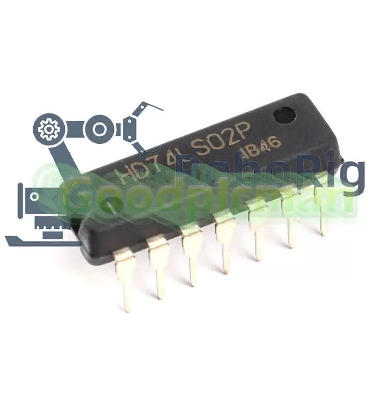 10PCS HD74LS02P DIP IC HITACHI [1]