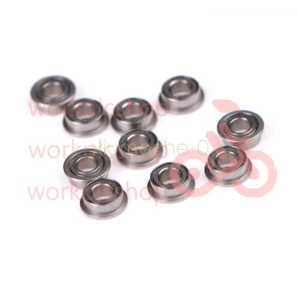 10PCS MF63zz 3mmX6mmX2.5mm Mini Metal Double Shielded Flanged Ball Bearings M8 [1]