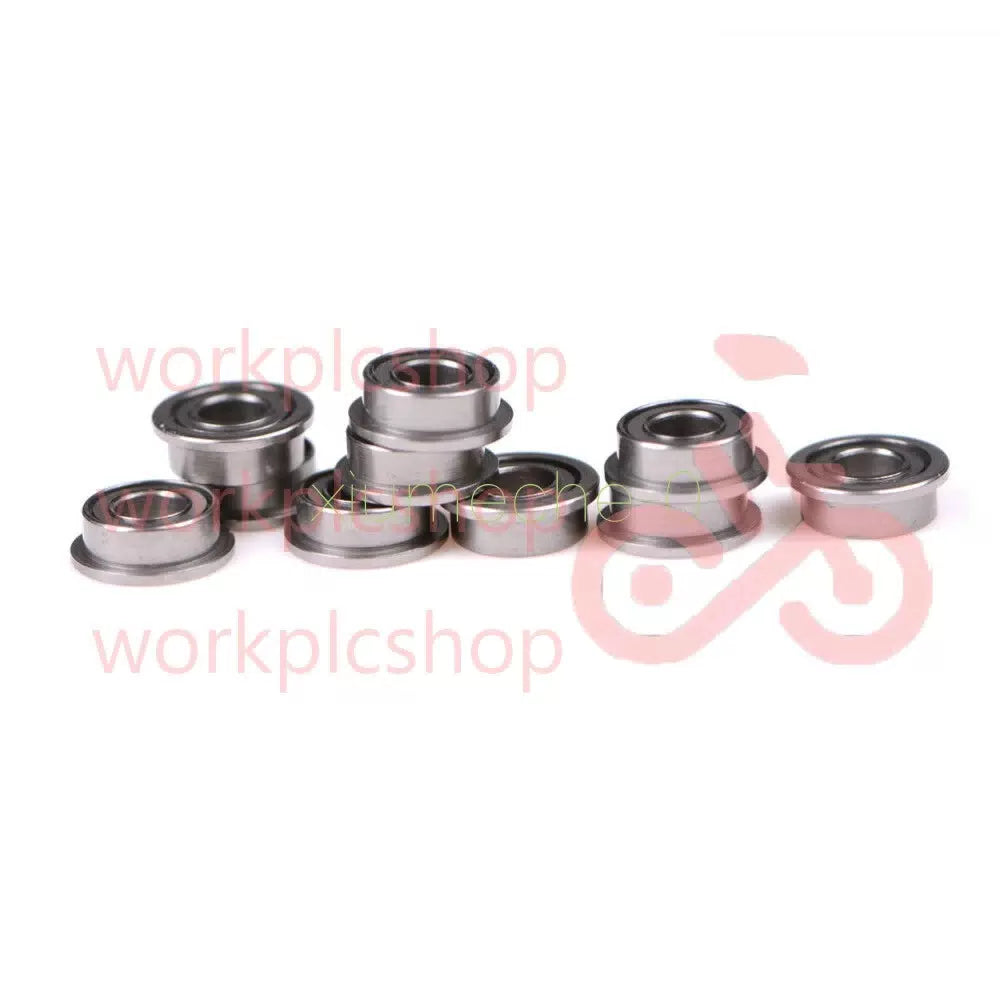 10PCS MF63zz 3mmX6mmX2.5mm Mini Metal Double Shielded Flanged Ball Bearings M8 [4]