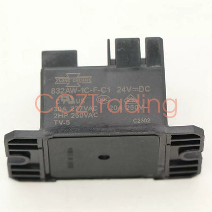 10PCS SONGCHUAN 832AW-1C-F-C1 24VDC Power Relay 5Pins #CC [1]