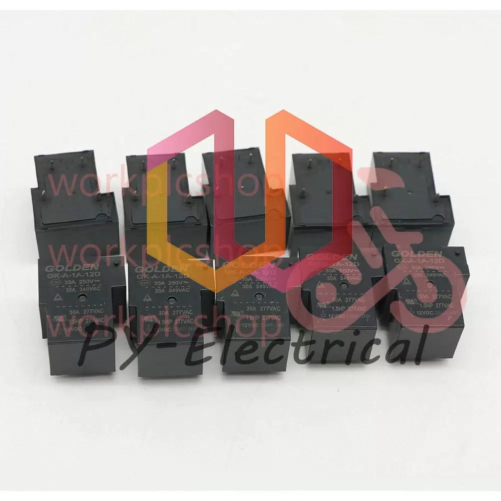10Pcs GOLDEN GK-A-1A-12D 12VDC Power Relay 4Pins #US [2]
