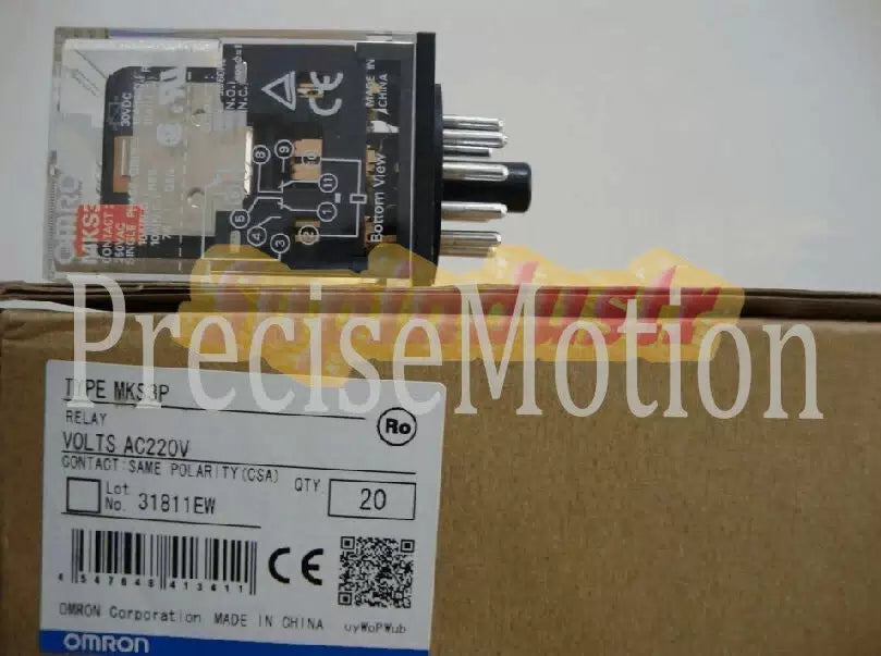 .10Pcs OMRON Relay 220VAC MKS3P [1]