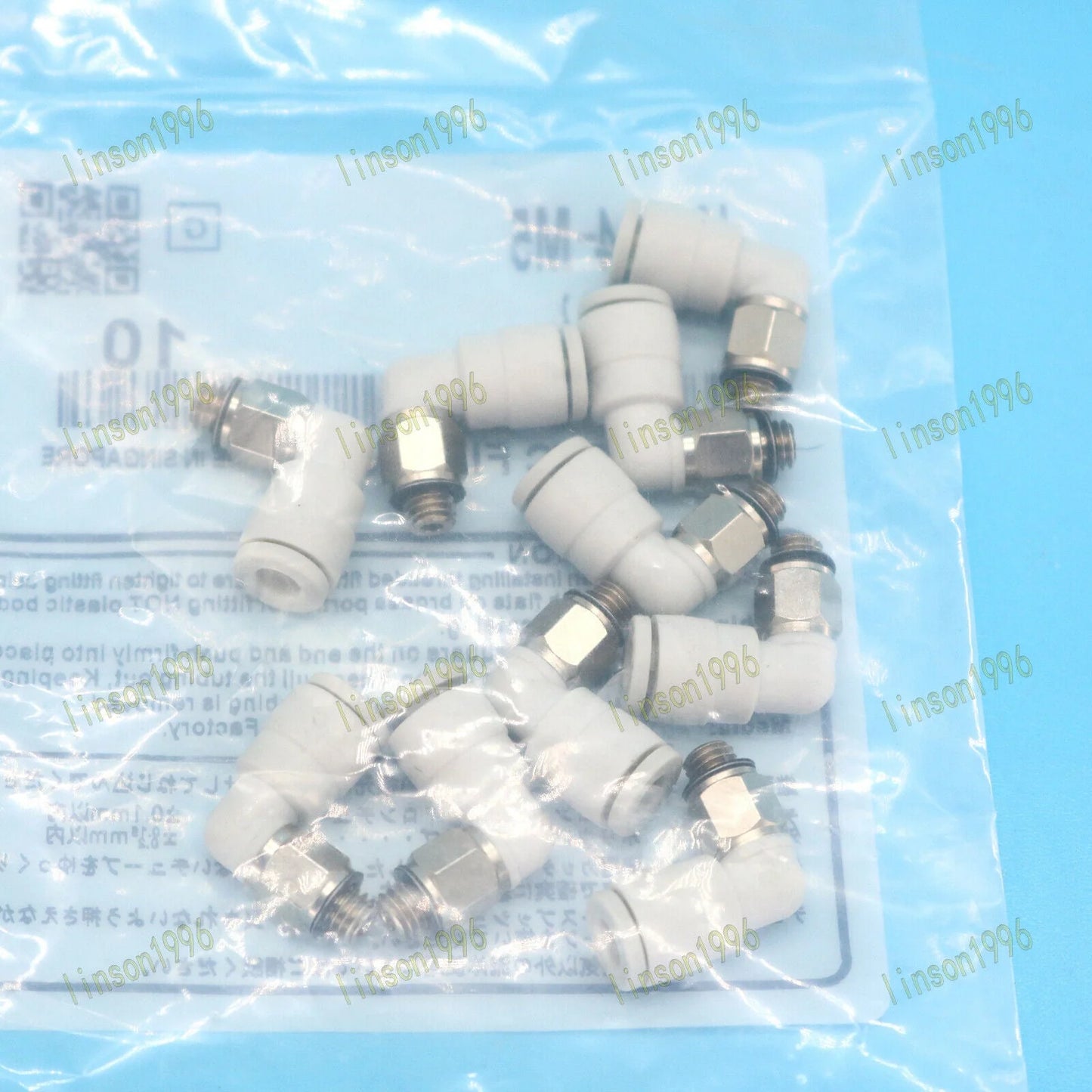 10Pcs SMC KJL04-M5 Quick connector Fast shipping - KOEED [1]