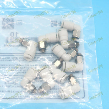 10Pcs SMC KJL04-M5 Quick connector Fast shipping - KOEED [1]