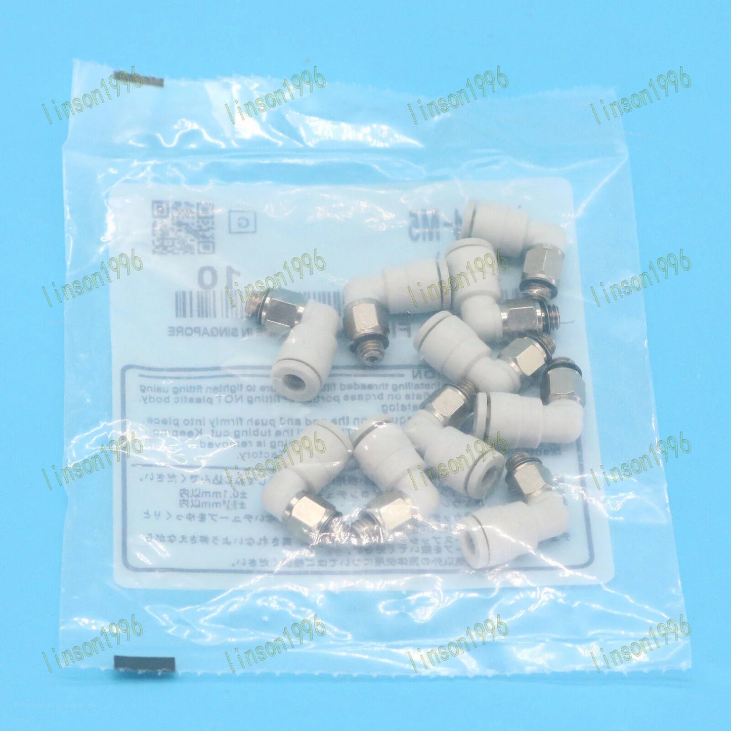 10Pcs SMC KJL04-M5 Quick connector Fast shipping - KOEED [2]