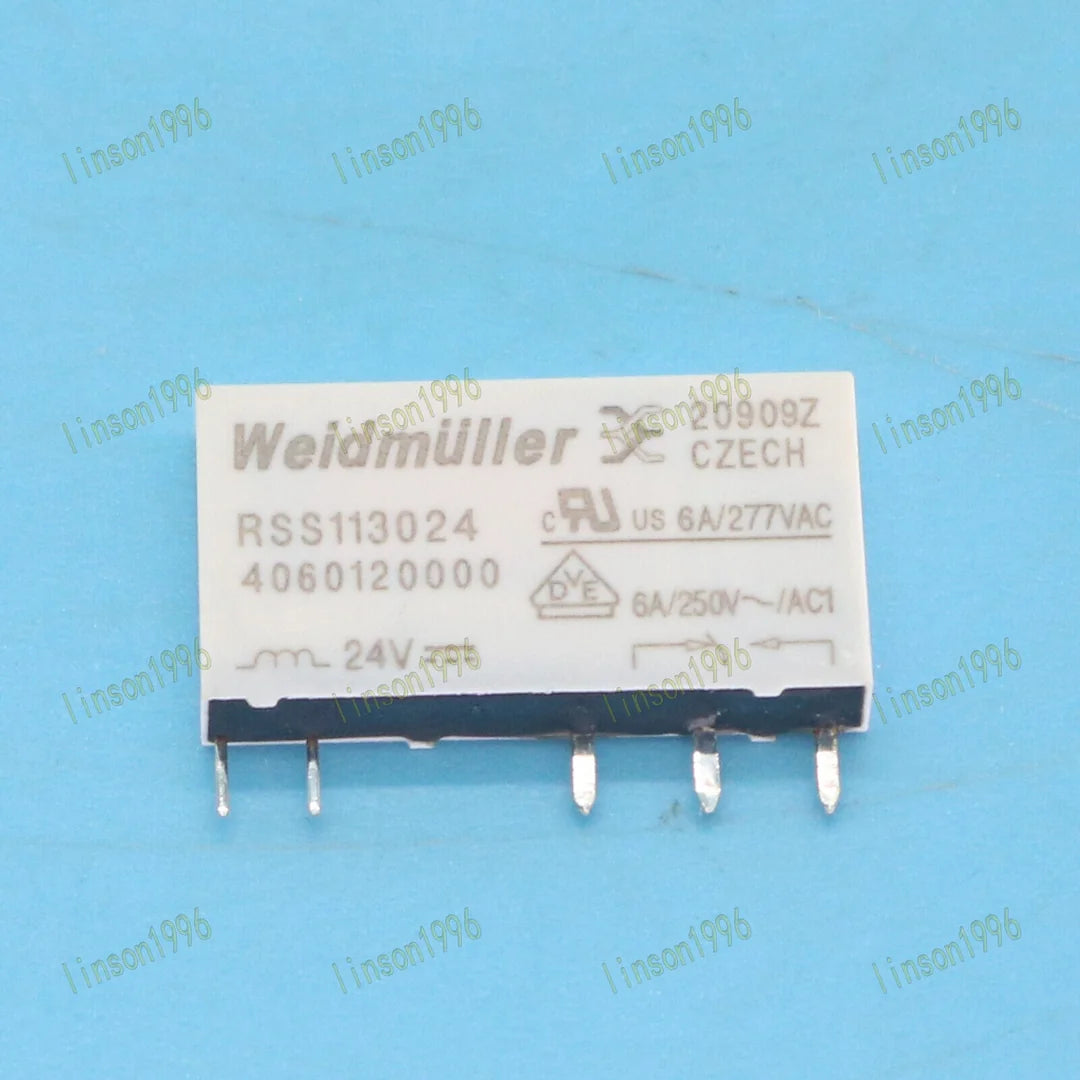 10-PC Weidmuller RSS113024 24VDC 5Pin Power Relay Fast - WEIDMULLER [2]