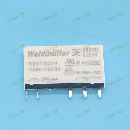 10-PC Weidmuller RSS113024 24VDC 5Pin Power Relay Fast - WEIDMULLER [2]