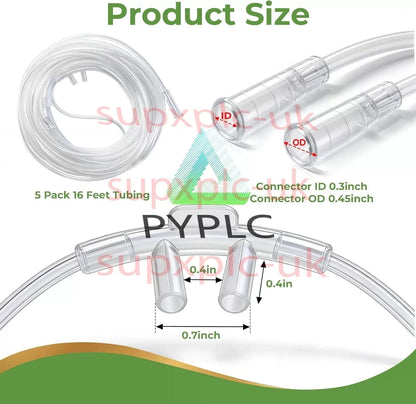 10 Pack Soft Touch Adult Nasal Cannula - Crush Resistant Tubing, 1.5 m [3]