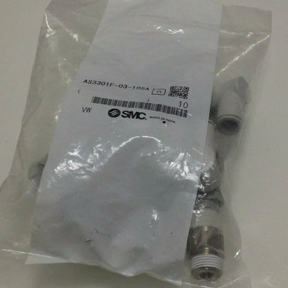 10-Piece SMC AS3301F-03-10SA Cylinder Connector - SMC [1]