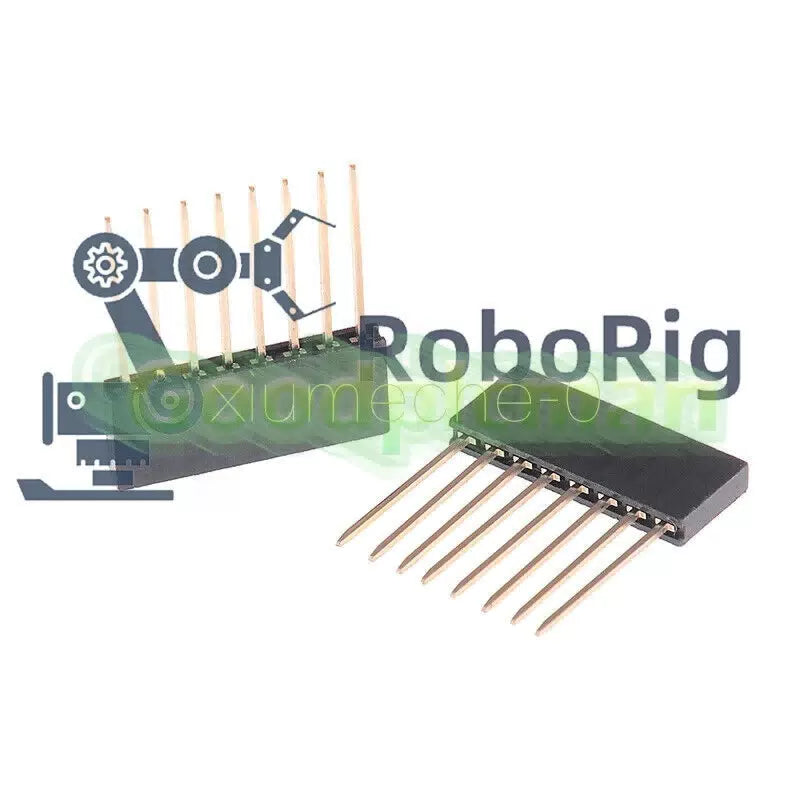 10pcs 8 Pin 2.54 mm Stackable Long Legs Femal Header For Arduino Shield [1]