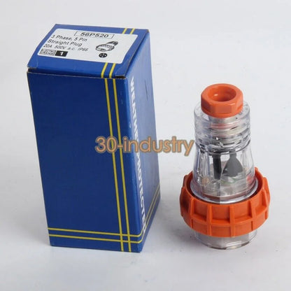 10pcs For 56p520 plug field waterproof plug 5-pole 5-hole 20a socket plug - KOEED [1]