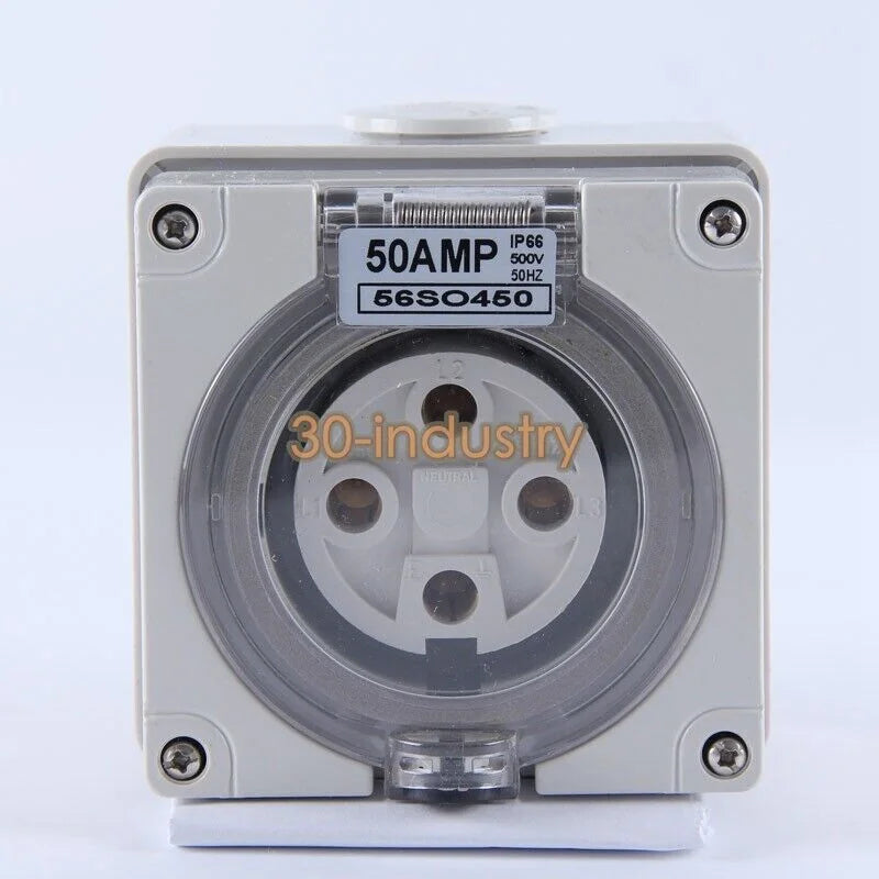 10pcs New For 56so450 4 holes 50a Outdoor rain socket Wire connector 56SO450 - KOEED [1]