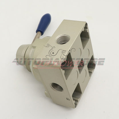 4 way 2 position Manual Hand Lever Pneumatic Valve 1/2" BSPT 4HV410-15 /RS