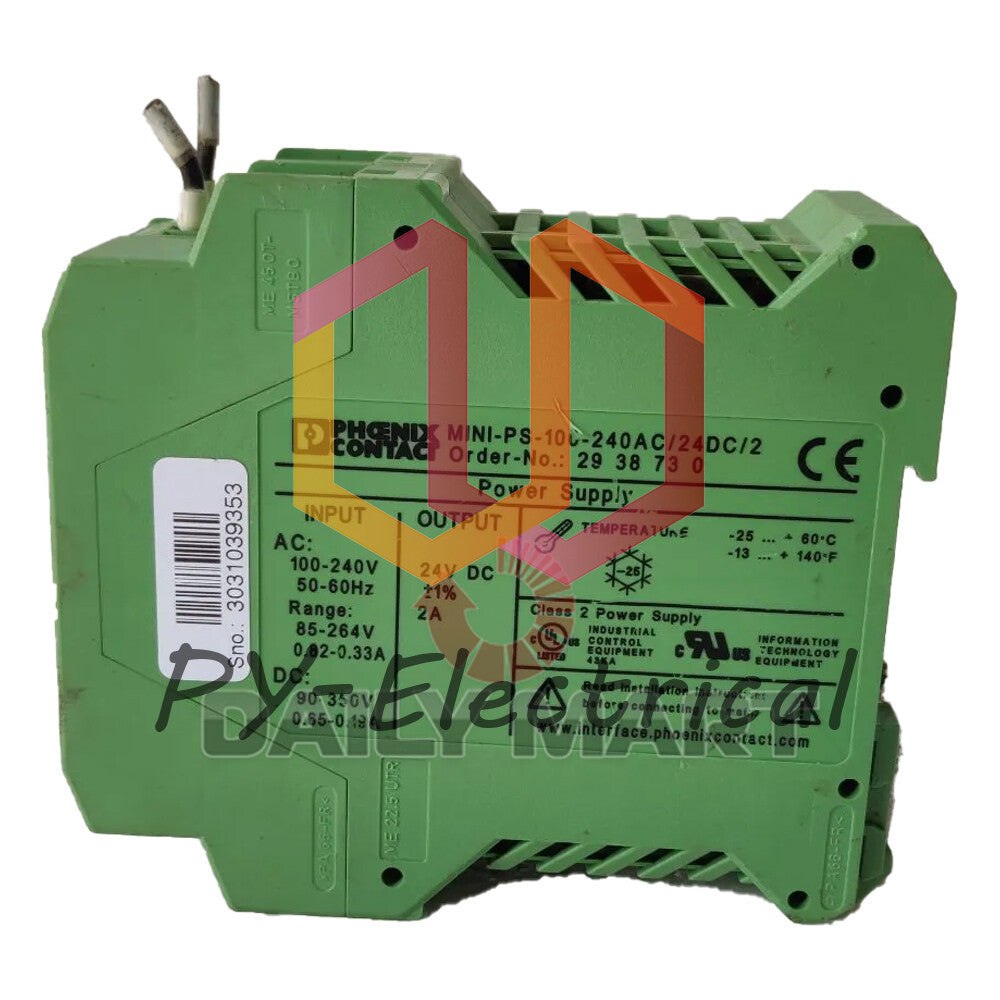 PHOENIX CONTACT MINI-PS-100-240AC/24DC/2 2938730 Power Supply