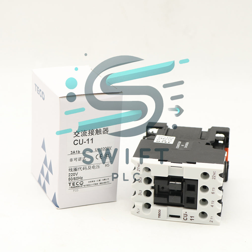 1pcs In Box TECO CU-11 3A1B AC Contactor 220VAC