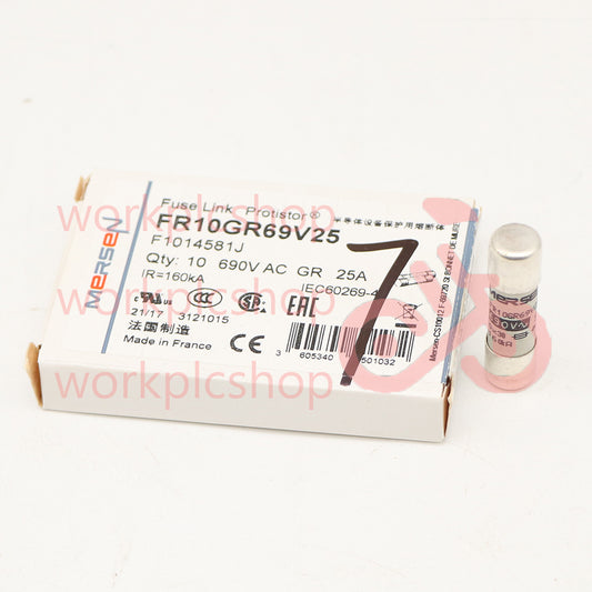 5PCS Mersen FR10GR69V25 Protistor Ferrule Fuse 25 Amp 10*38 gRB 690V #US