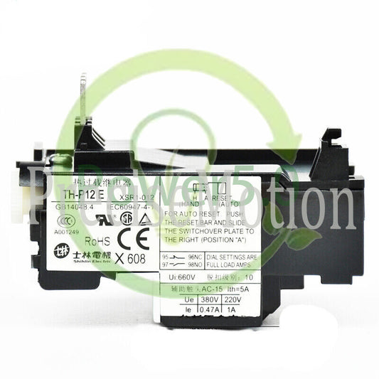 Shihlin TH-P12E 3 Pole Thermal Overload Relay (15A ) 12A-18A 1PCS