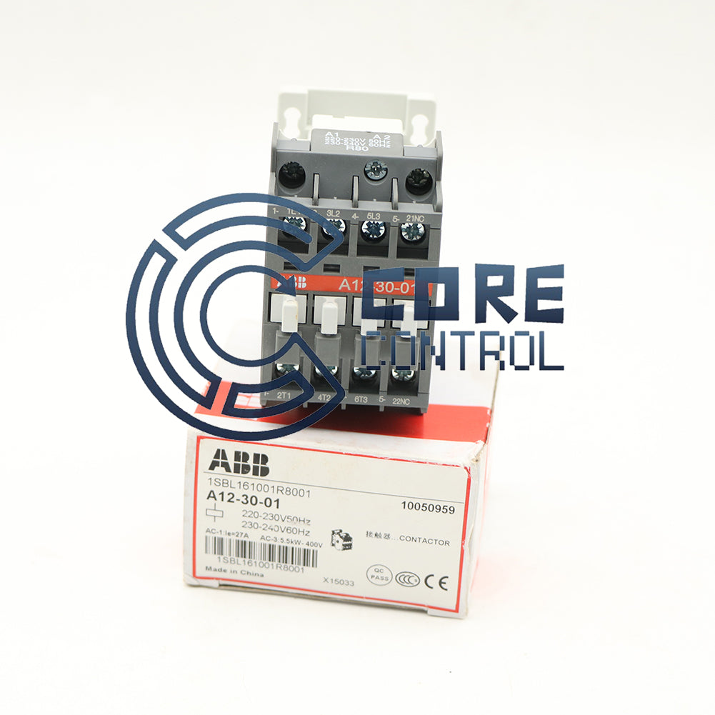 1PCS ABB A12-30-01 AC Contactor 220V 50/60Hz 1SBL161001R8001