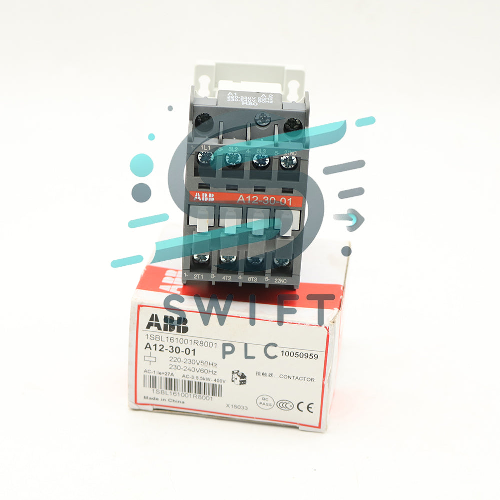 ABB A12-30-01 Contactor 220V 50/60Hz 1SBL161001R8001 1PCS