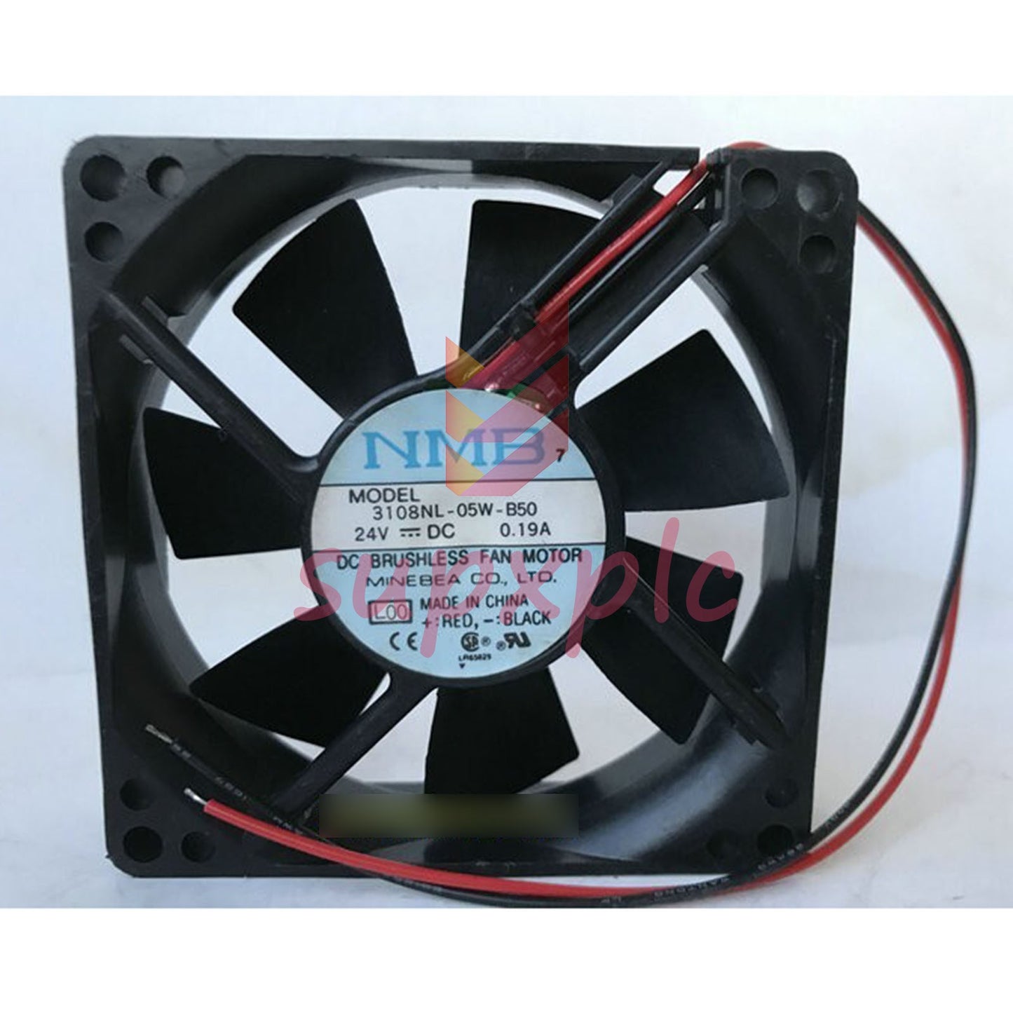 1pcs NMB 3108NL-05W-B50 DC24V 0.19A 2-Wire Inverter Cooling Fan