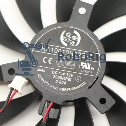 hole distance HA10010H12B-Z 12V 0.50A 40mm Dia 95mm graphics card cooling fan