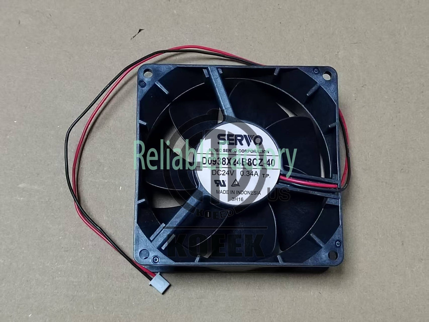 SERVO D0938X24B8CZ-40 DC 24V 0.34A 8.16W 9038 9CM 90mm Equipment fan