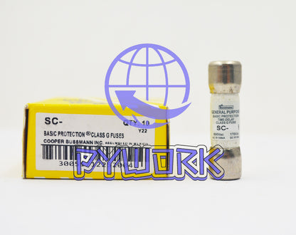10Pcs Bussmann SC-10 10Amp Class Fuse G Melamine Tube,isted