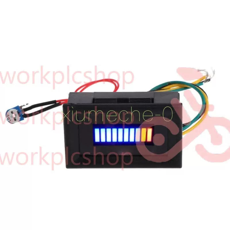 12V Fuel level Gauge Indicator Universal Motorcycle Car Oil scale meter LED [1]