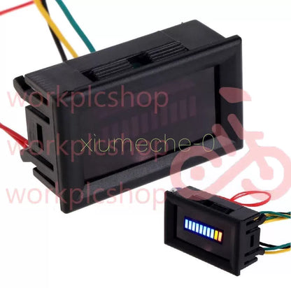 12V Fuel level Gauge Indicator Universal Motorcycle Car Oil scale meter LED [2]