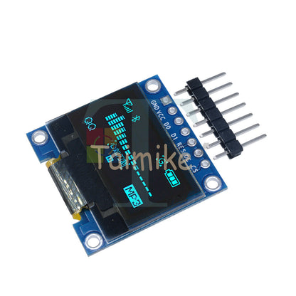 1PCS 0.96" 128X64 OLED LCD I2C 7-pin IIC SPI Serial LED Display Module