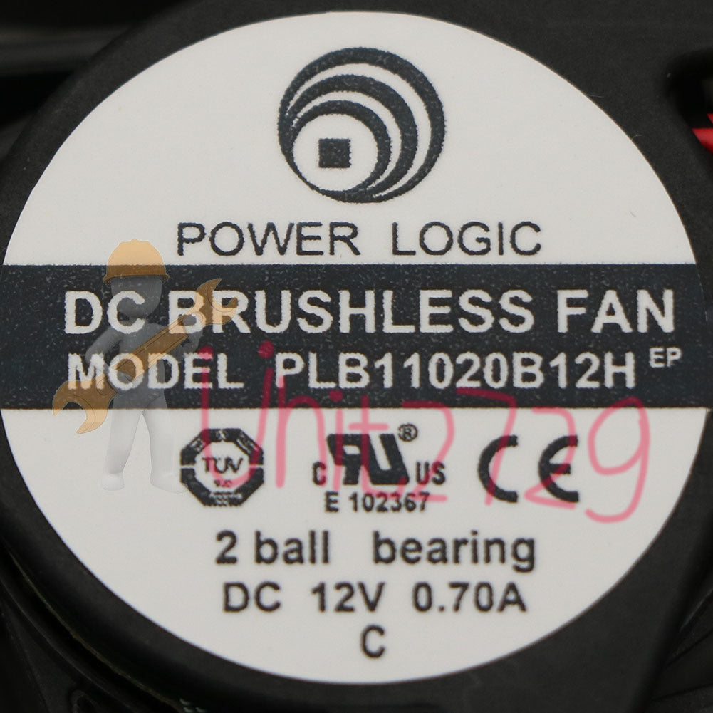 1PCS 4-wire Server Fan PLB11020B12H POWER LOGIC DC 12V 0.70A #un