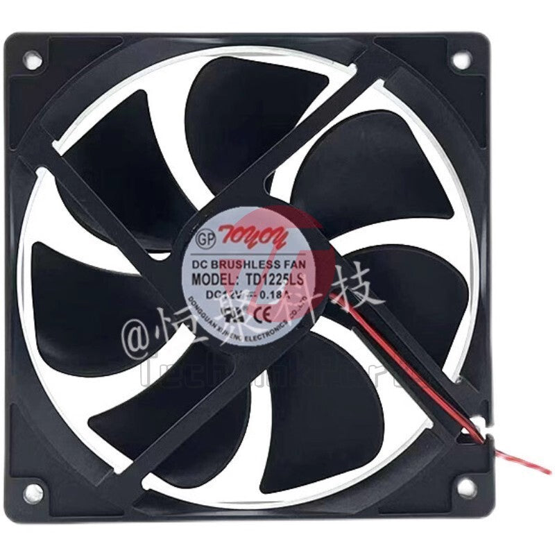 TONON TD1225LS 12V 0.18A 12CM 12025 Chassis Mute Cooling Fan