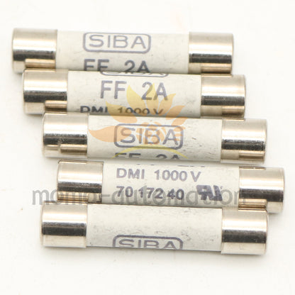 SIBA FF2A 7017240 Ceramic fuse Ultra Rapid DMM 1000V 2A 6*32mm 5PCS