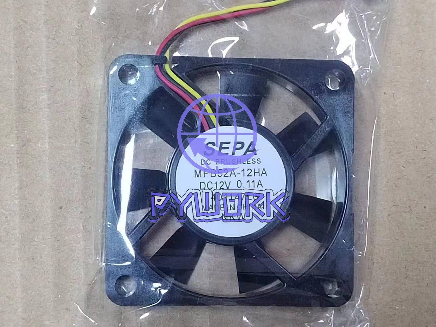 1pcs SEPA Fan MFB52A-12HA-001 DC12V 0.11A 5010 5CM 3 pin Quiet cooling Fan~