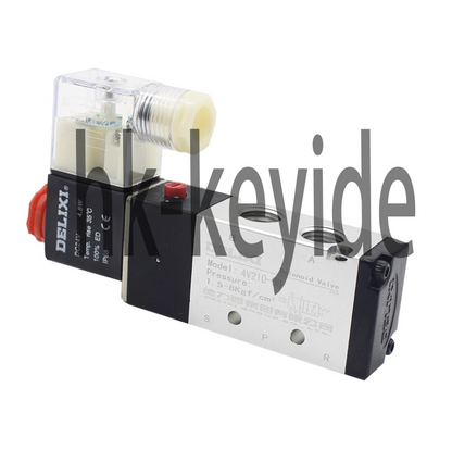 1PC Delixi 4V210-08 4V21008 24VDC Solenoid Valve Free Ship