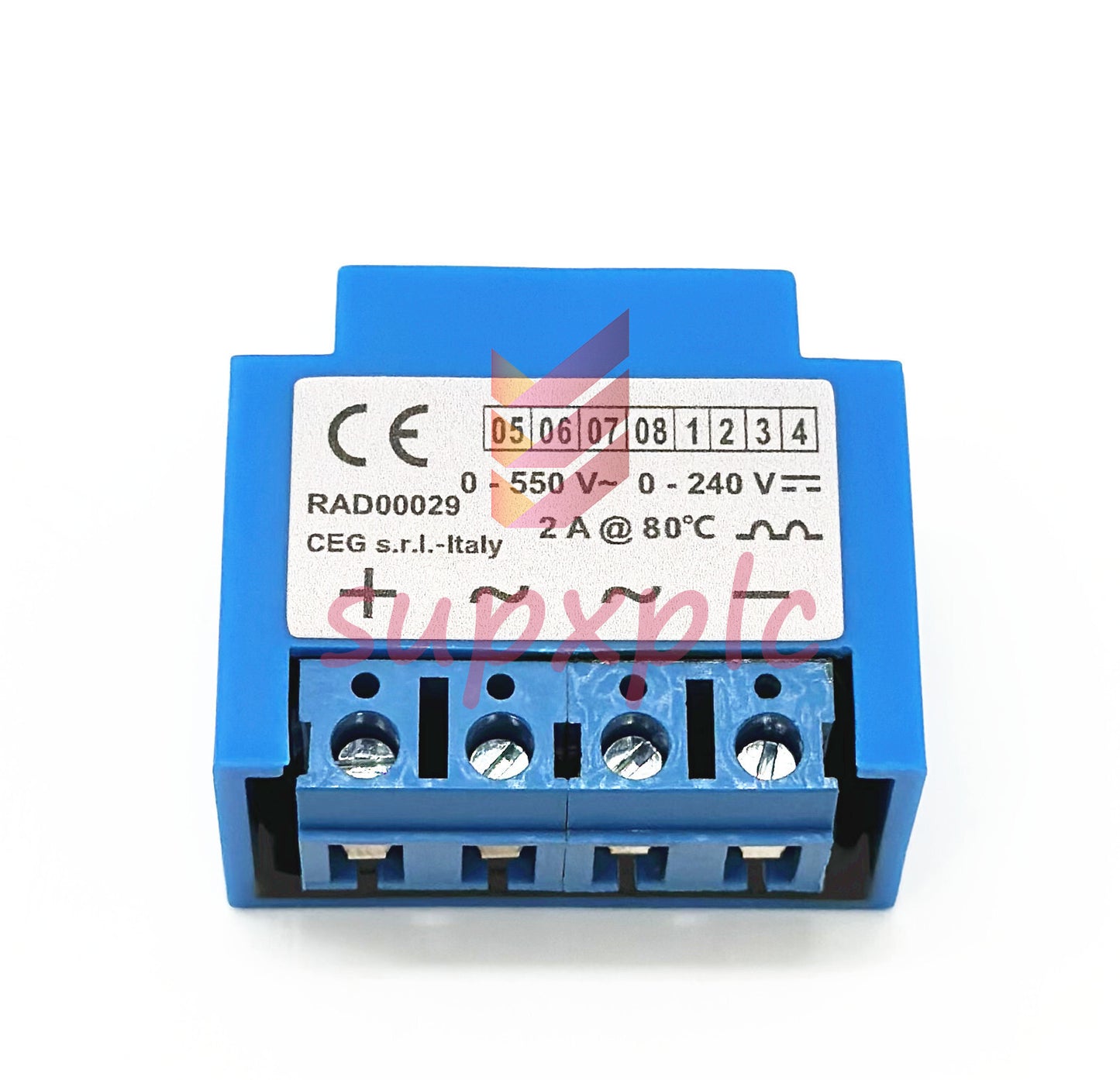 Italy CEG s.r.l.-Italy RAD00029 0-550V~ 0-240V- 2A@80℃ motor brake rectifier